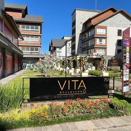 Apartamento Loft Novo Aconchegante A 500M Da Rua Coberta Gramado Exterior foto