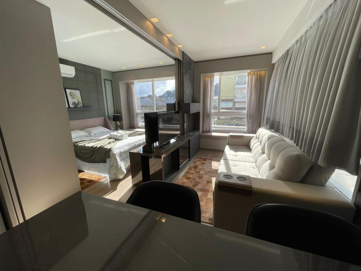 Apartamento Loft Novo Aconchegante A 500M Da Rua Coberta Gramado Exterior foto