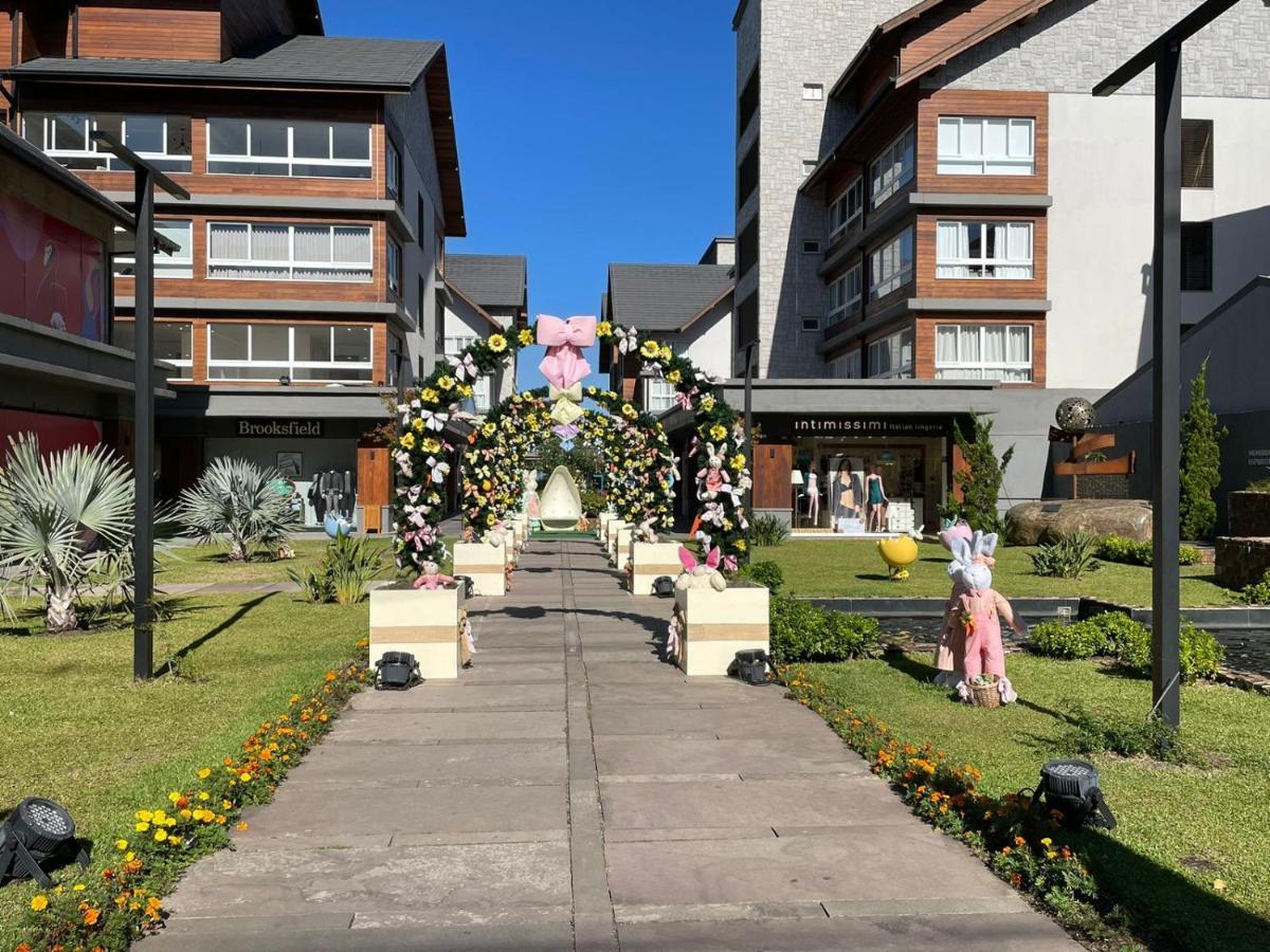 Apartamento Loft Novo Aconchegante A 500M Da Rua Coberta Gramado Exterior foto