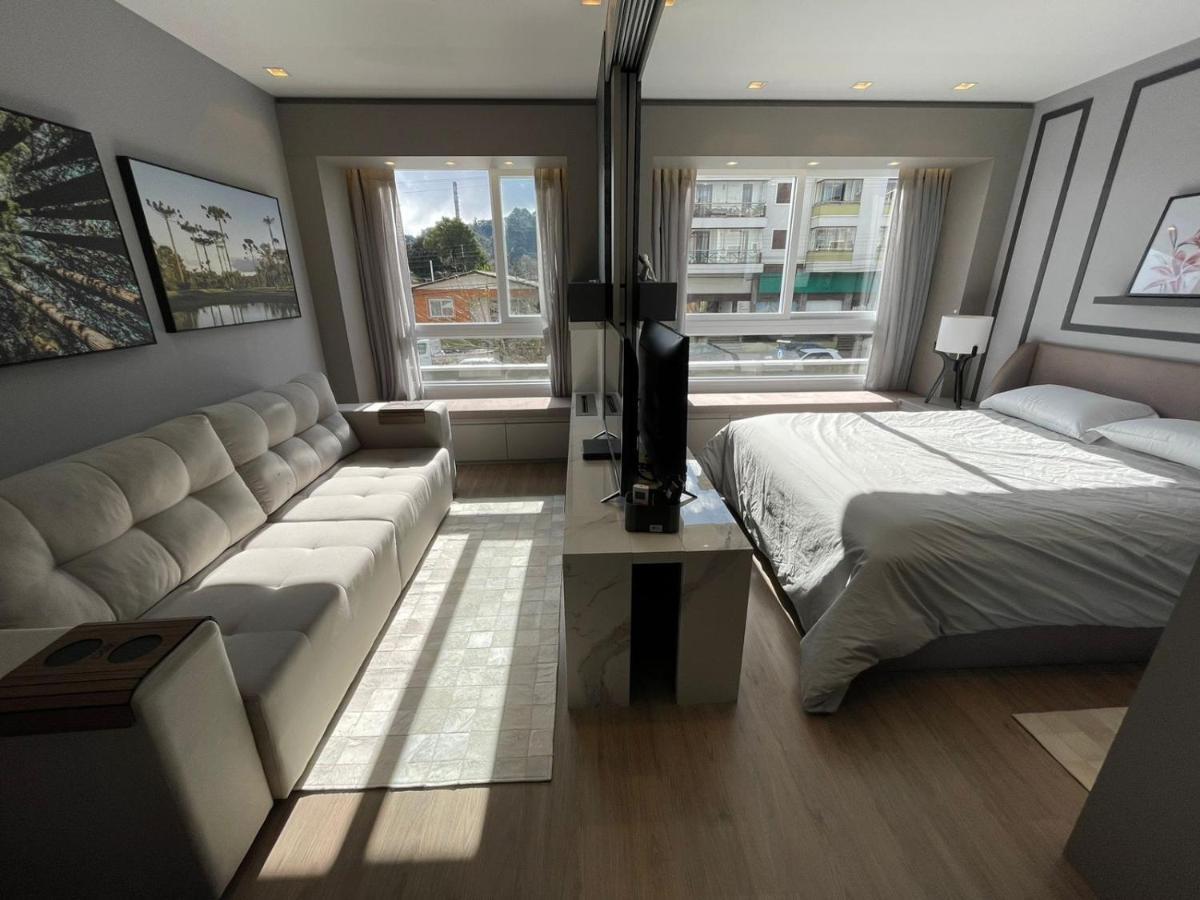 Apartamento Loft Novo Aconchegante A 500M Da Rua Coberta Gramado Exterior foto