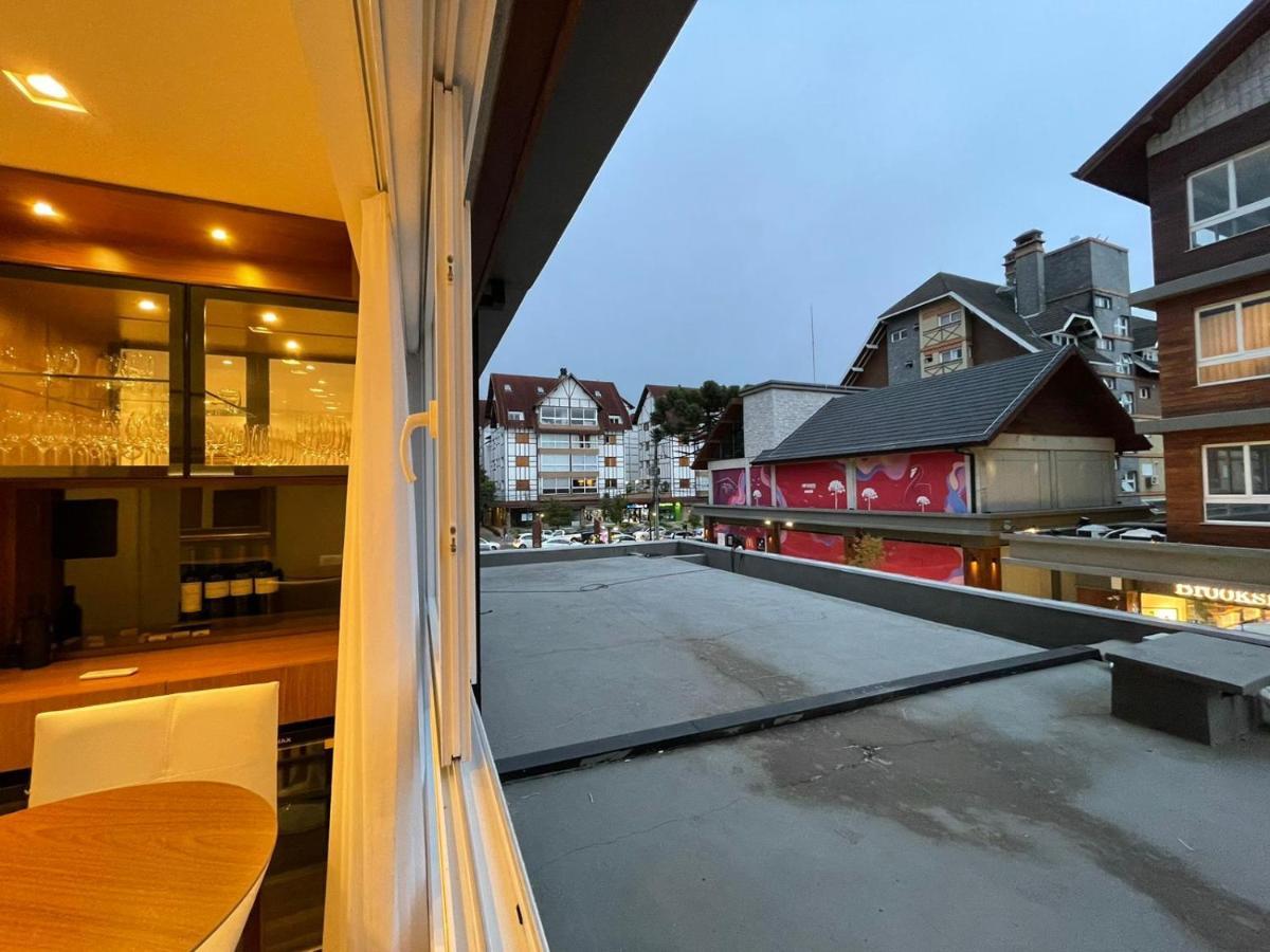 Apartamento Loft Novo Aconchegante A 500M Da Rua Coberta Gramado Exterior foto